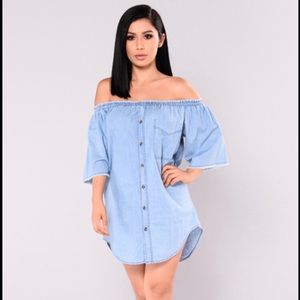 ✨Chambray Dress from Fashion Nova!✨